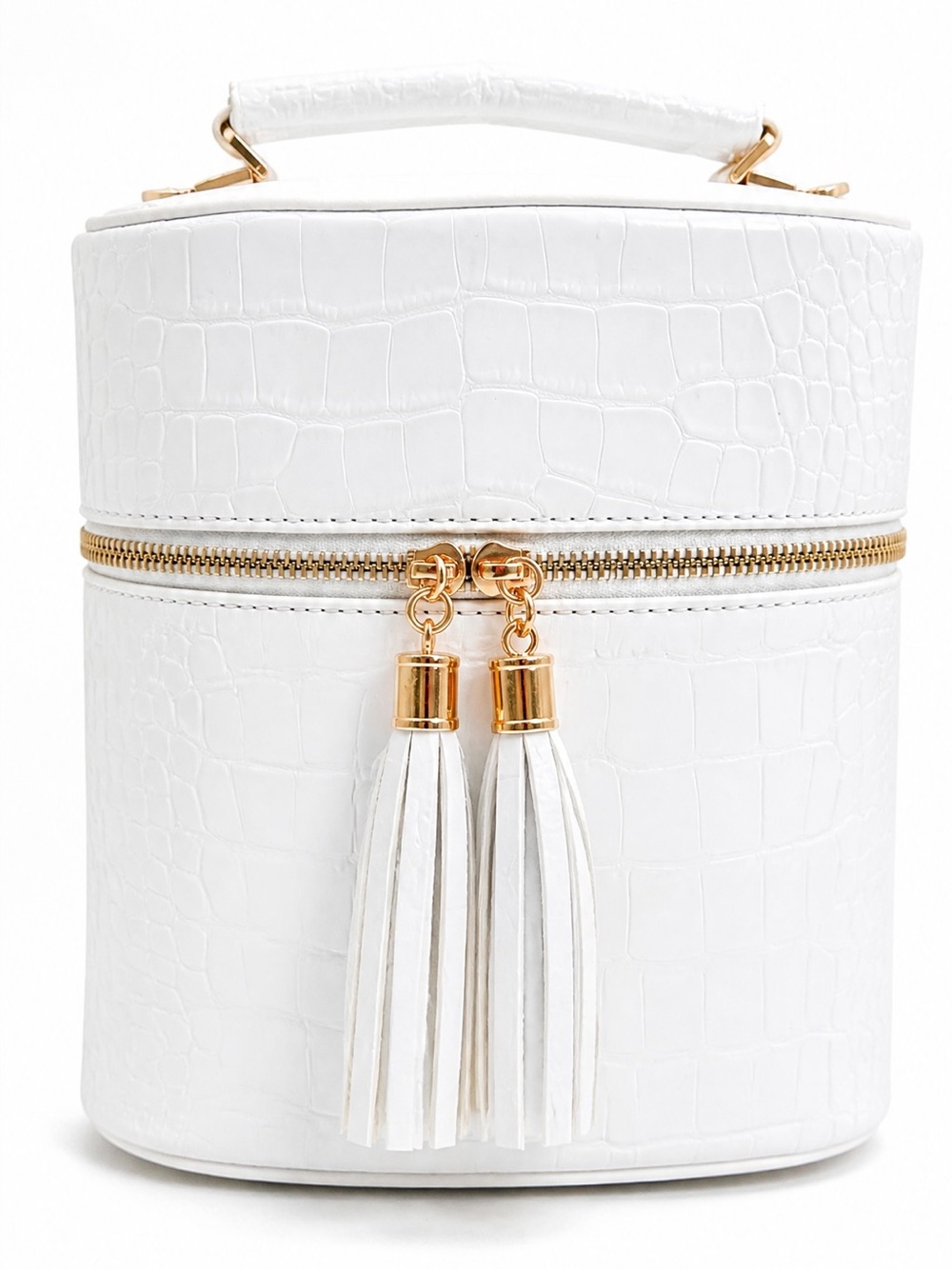 NWT Faux Leather Crossbody Handbag Purse with Tassels